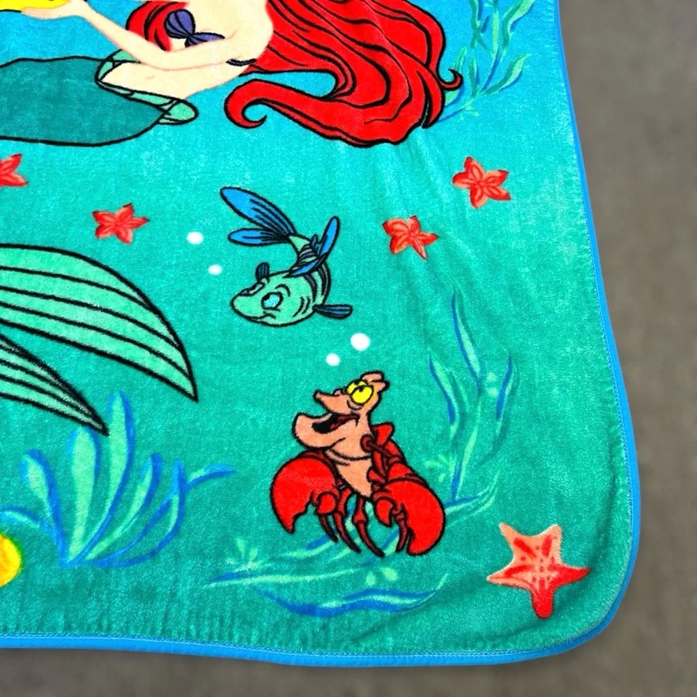 Disney Princess The Little Mermaid Y2K Fleece Blanket 61”x79.5”